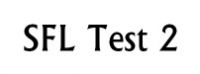 SFL Test 2